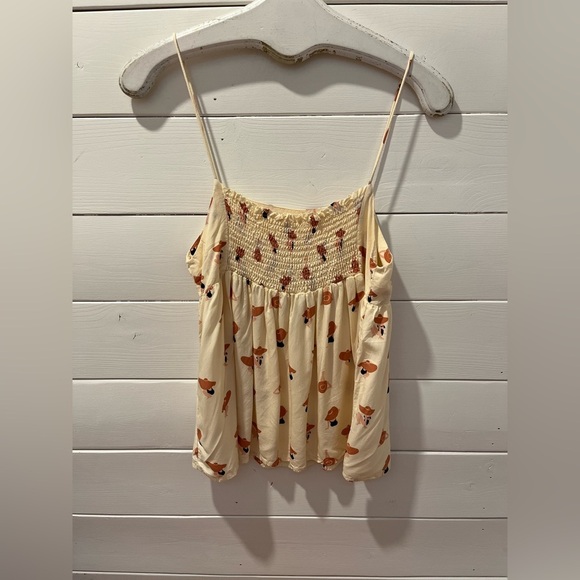 COMPAÑÍA FANTÁSTICA – Cream Camisole with Hat Print – Size M - Picture 7 of 7